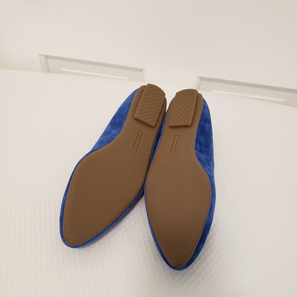 NWOB Talbots Royal Blue Suede Tassel Francesca Loafers Size 8.5 Business Casual - Picture 13 of 16